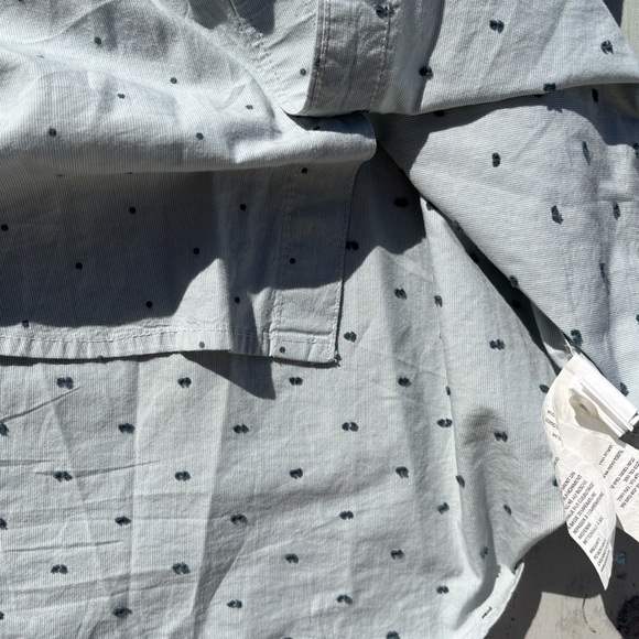 Men's PrAna Button-Down Shirt Multicolor Geometric L Cotton Hippy BOHO City Open - Picture 8 of 13